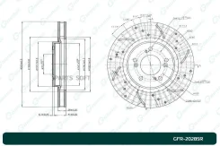 ���� ��������� ��������������� ������������� G-brake GFR-20285R ������ GFR20285R ����