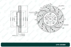���� ��������� ��������������� ������������� G-brake GFR-20598R ������ GFR20598R ����
