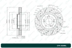 ���� ��������� ��������������� ������������� G-brake GFR-20285L ����� GFR20285L ����