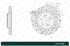 ���� ��������� ��������������� ������������� G-brake GFR-20756L ����� GFR20756L ����