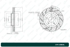 ���� ��������� ��������������� ������������� G-brake GFR-20804L ����� GFR20804L ����