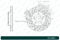 ���� ��������� ��������������� ������������� G-brake GFR-20897L ����� GFR20897L ����