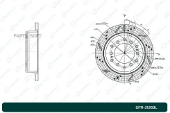 ���� ��������� ��������������� ������������� G-brake GFR-21263L ����� GFR21263L ����