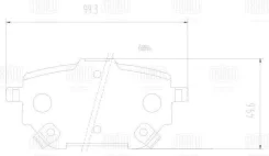 ������� ����. Toyota Corolla (19-) ����. ���. (PF 2467) Trialli PF2467 PF2467 ����
