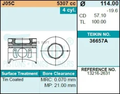 ������� ��������� Teikin 36657A STD (4��/����) 36657ASTD ����