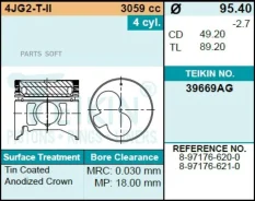 ������� ��������� Teikin 39669AG STD (4��/����) 39669AGSTD ����