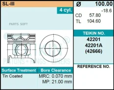 ������� ��������� Teikin 42201 STD (4��/����) 42201STD ����