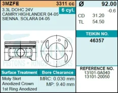 ������� ��������� Teikin 46357 STD (6��/����) 46357STD ����