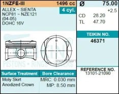 ������� ��������� Teikin 46371 STD (4��/����) 46371STD ����