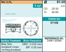 ������� ��������� Teikin 51148 STD (4��/����) 51148STD ����