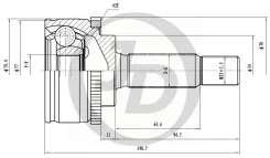 ���� ������� ABS 151662 JD JCT0099A JCT0099A ����