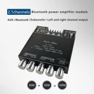 ��������� ����� Wuzhi ZK-TB21 2.1 TPA3116D2 Bluetooth v5.0 50��*2 + 10 ����