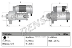 ������� Lexus IS II (_E2_) 200d, 220d 08.05-07.12 Toyota RAV 4 III (_A3_) 2.2 D 12.08-06.13 DSN984 ����