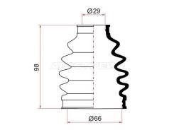    RR Toyota MARK 2/MARK 2 BLIT GX11#/JZX11 02-156 