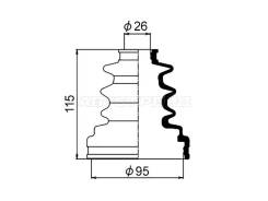    Hilux KDN1/LN1/RZN168/173 01-05/Hiace/Regiu 24-412 