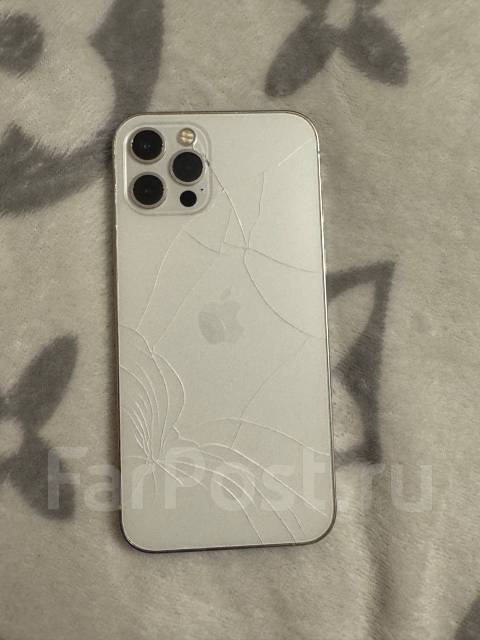 IPhone 12 pro, 128 гб, 6.10", моноблок, белый, б/у, в наличии. Цена: 25 ...