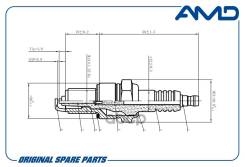   94535748/Bpr5ey-11/Amd.pl44 (Nickel) Amd Chevrolet (Aveo T250, T255) (1,2) Daewoo (Matiz M100, M150) (1,0) Sp-166; Fv-28; Kk15018110...