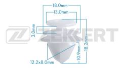   Citroen Peugeot Renault 10 Zekkert BE-3063 BE3063 