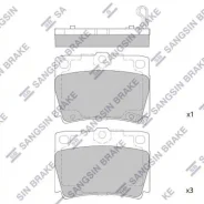 ������� ��������� Mitsubishi Pajero Sport/Montero Sport 9809 2.5D/3.0 ������ SP1522 Sangsin Brake SP1522 SP1522 ����