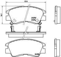 �-� ����. ������� Fr M p54008 Brembo, ������ �������� P54008 ����