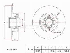 ���� ��������� SAT ST-25-0038, ������ ST250038 ����