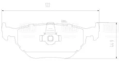 ������� ����. BMW 5 (E39) (95-) ����. ���. (PF 2227) Trialli PF2227 PF2227 ����