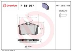   ,   Brembo P85017 P85017 