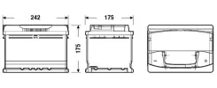 ���������� �������������� ������� Exide EA612 EA612 ����