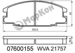 ������� ��������� FR 07600155 Markon, ������ �������� 07600155 ����