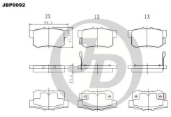 ������� ��������� ��� Honda CR-V RD# 02-06 / Stream 01 JD JBP0092 ����