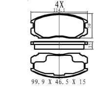 ������� ��������� ����� Mitsubishi COLT 95-03/Toyota CAMI/RUSH JD JBP0105 ����