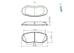 ������� ��������� ����� Mazda CX7 / 9 06-13 MPV 06- / Mitsubishi Pajero Sport 15 JD JBP0421 ����