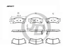 ������� ��������� ����� Mazda Familia 98- Just Drive JBP0077 ����