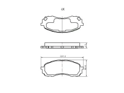 ������� ��������� ����� Subaru Impreza GR 07- Forester SH 07 JD JBP0231 ����