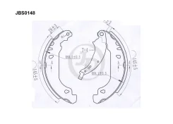 ������� ��������� ���������� ��� Renault Logan 04-/Sandero 09- ��� ABS Just Drive JBS0148 ����