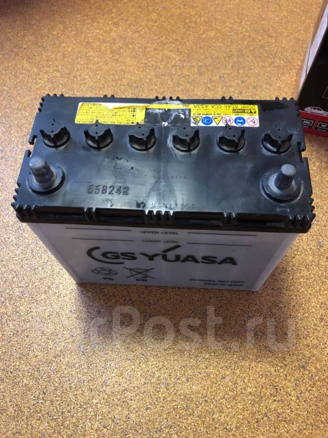 GS Yuasa. 55��.�., B24, ������, ������������ ������ ����