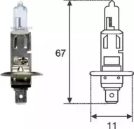 ����� H1 12V [standart] 55W 12V P14.5S 002551100000 ����