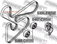 ����� �������� Febest 0487CW5W 0487CW5W ����