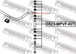 ���� ������������� 4wd, ����� ����/��� Febest 0523Mpvfkit 0523MPVFKIT ����