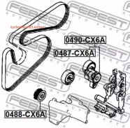 ����� �������� Febest 0487CX6A 0487CX6A ����