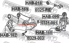 ����������� ������� ������, ��� ����/��� Febest HAB169 HAB169 ����