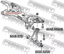 ����������� ��������� ������, ��� ����/��� Febest MABA03AB MABA03AB ����