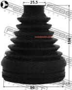 ������� ���� ���������� �������� 80x104x25.5, ����/��� Febest 0115ZVW30T 0115ZVW30T ����
