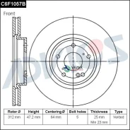 ���� ��������� Honda CR-V 16- �����. Advics C6F1057B C6F1057B ����
