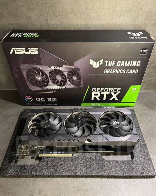 Geforce Rtx 3070 8gb (Samsung) Tuf gaming, б/у, в наличии. Цена: 32 000 ...