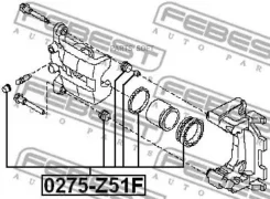 ����������� ���� �������� Nissan Qashqai+2 JJ10E 2008-2013 0275-Z51F Febest 0275Z51F 0275Z51F ����