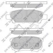 ������� ��������! ������ 106�15,5�35,5 Mitsubishi Outlander 2.0MPi/2.4i 03 SP2111SNS Sangsin Brake SP2111 SP2111 ����