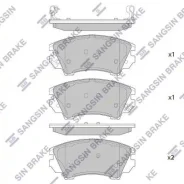 ������� ��������� ��������, �������� Sangsin Brake SP2175 SP2175 ����