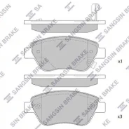 ������� �������� �.! Opel Corsa 1.0-1.4/1.3CDTi 06 SP1810 Sangsin Brake SP1810 SP1810 ����