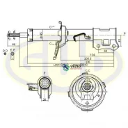 ����������� �������� ����� ��� KIA Picanto 04 GUD GSA332501 GSA332501 ����